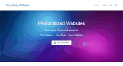 Desktop Screenshot of myvanitywebsite.com
