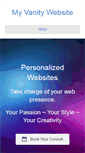 Mobile Screenshot of myvanitywebsite.com