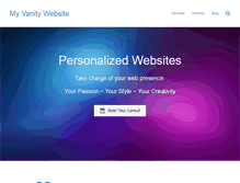 Tablet Screenshot of myvanitywebsite.com